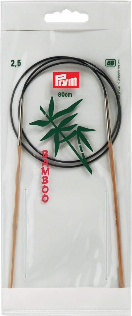 Stricknadeln Prym Rundstricknadeln 80 cm bambus