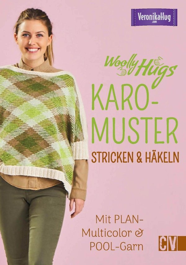 Anleigung Woolly Hugs Karo Muster stricken und häkeln 6558