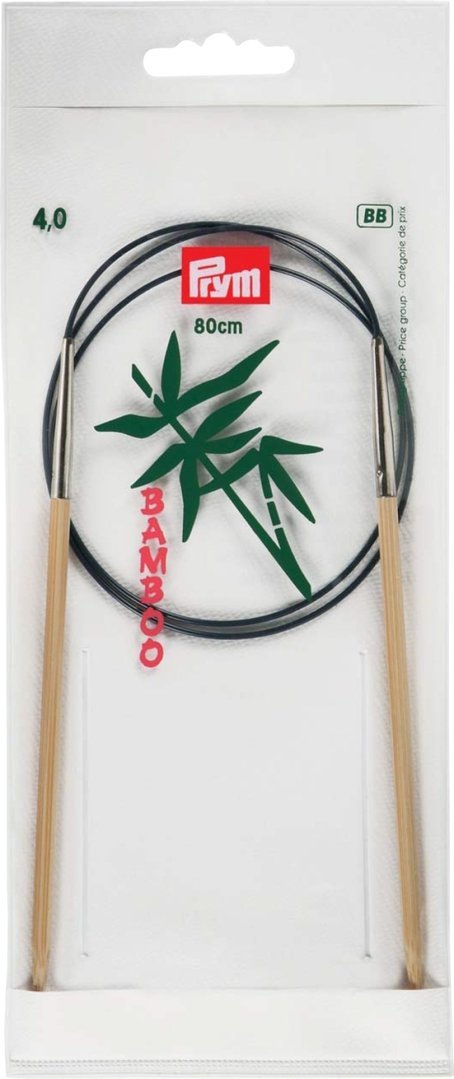 Stricknadeln Prym Rundstricknadeln 80 cm bambus