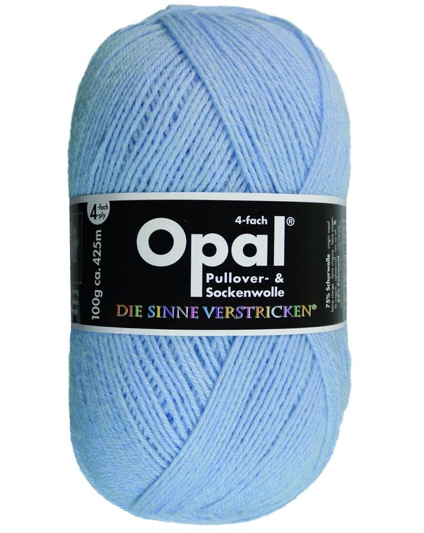 Sockenwolle Opal Uni 100 gramm 4fädig