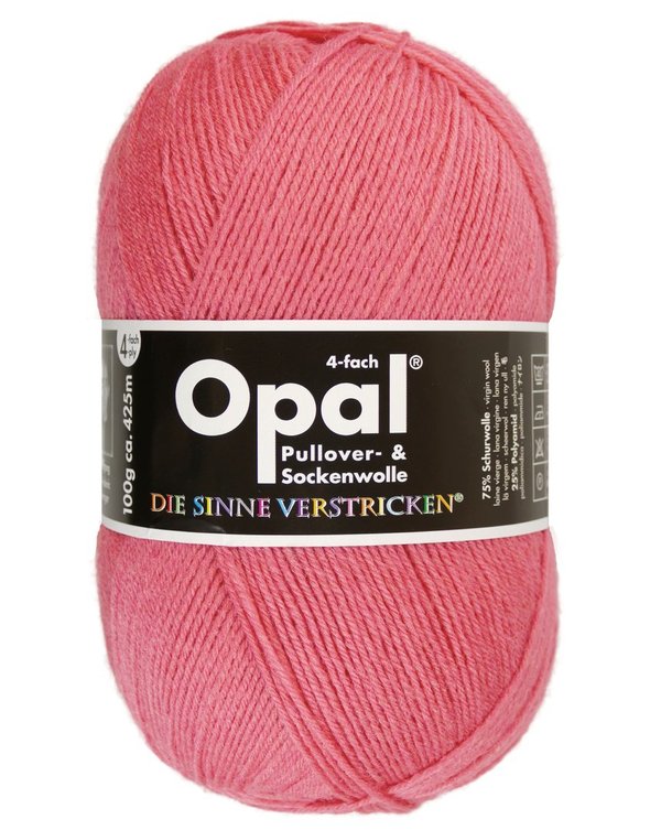 Sockenwolle Opal Uni 100 gramm 4fädig
