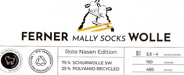 Ferner Mally Socks Rote Nase